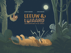 Book Illustration – Leeuw en Luiaard Ademavonturen in de jungle